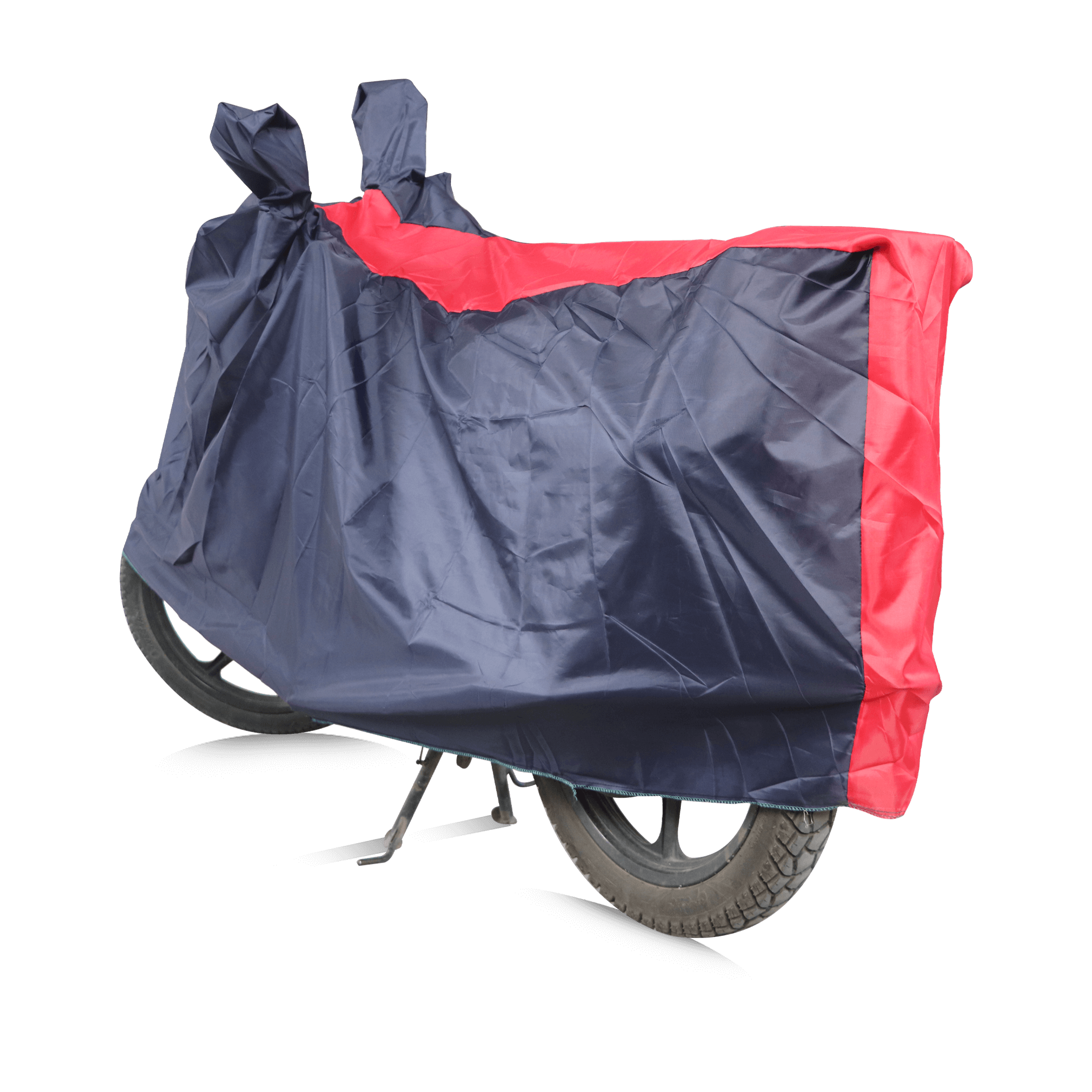VEHICLE COVER BLUE WITH RED - MC - TVS Motor Company